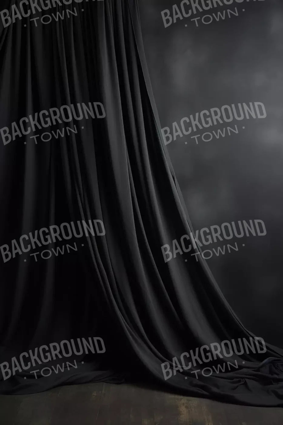 Draping Grey 8X12 Ultracloth ( 96 X 144 Inch ) Backdrop