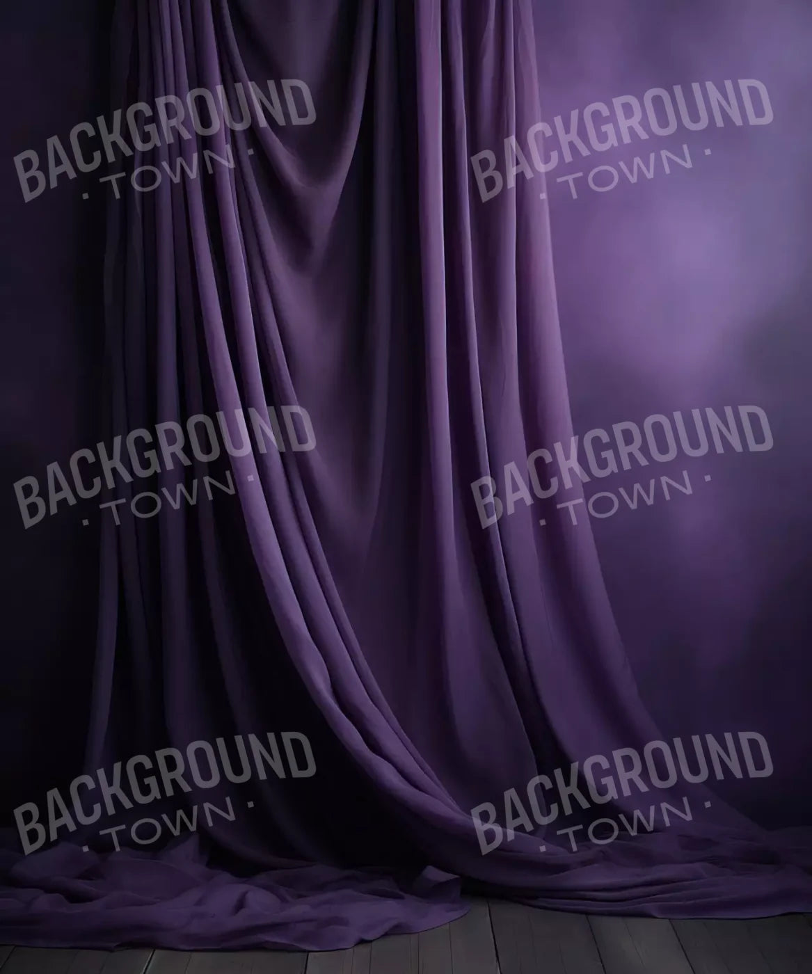 Draping Purple 10X12 Ultracloth ( 120 X 144 Inch ) Backdrop