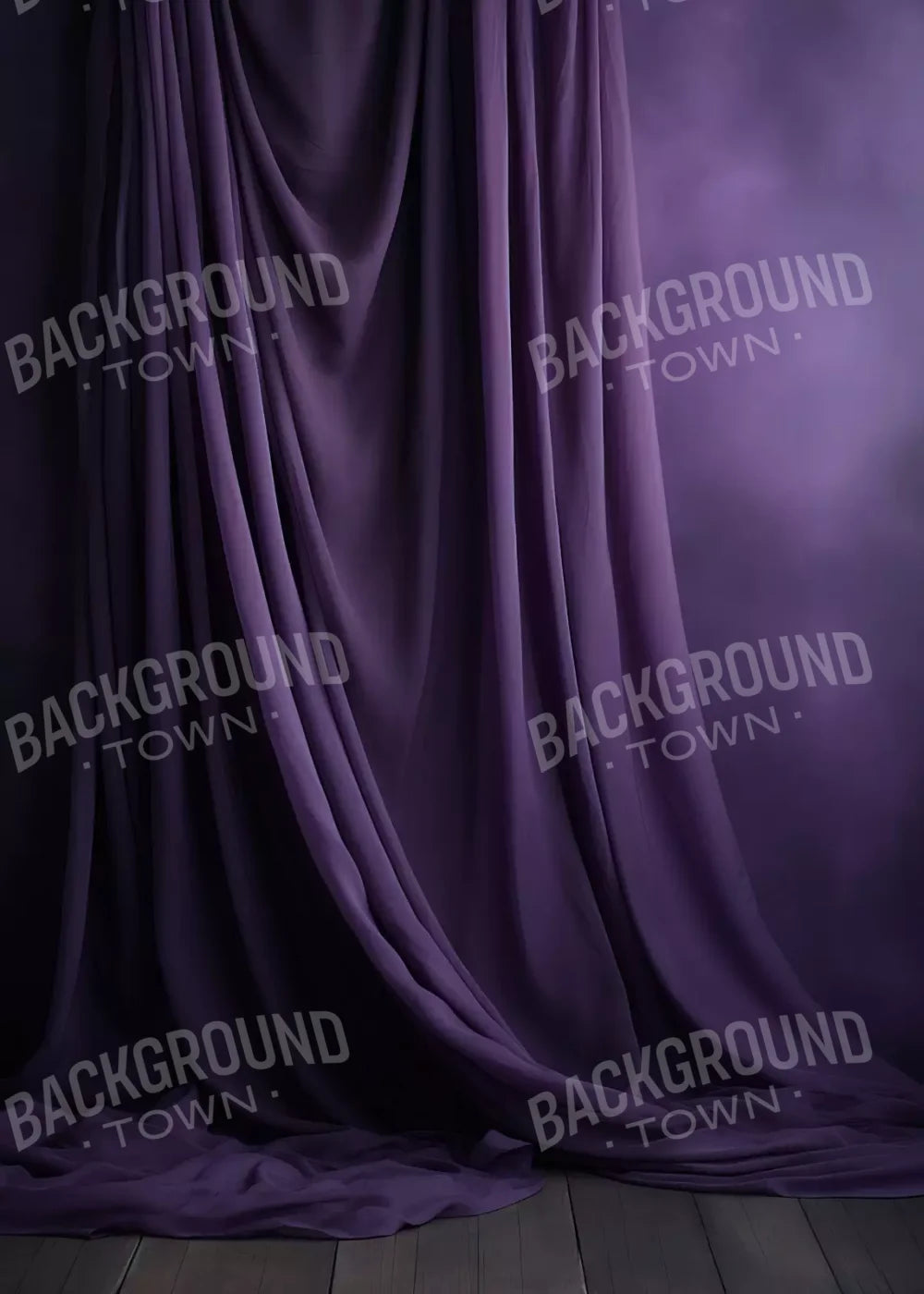 Draping Purple 5X7 Ultracloth ( 60 X 84 Inch ) Backdrop