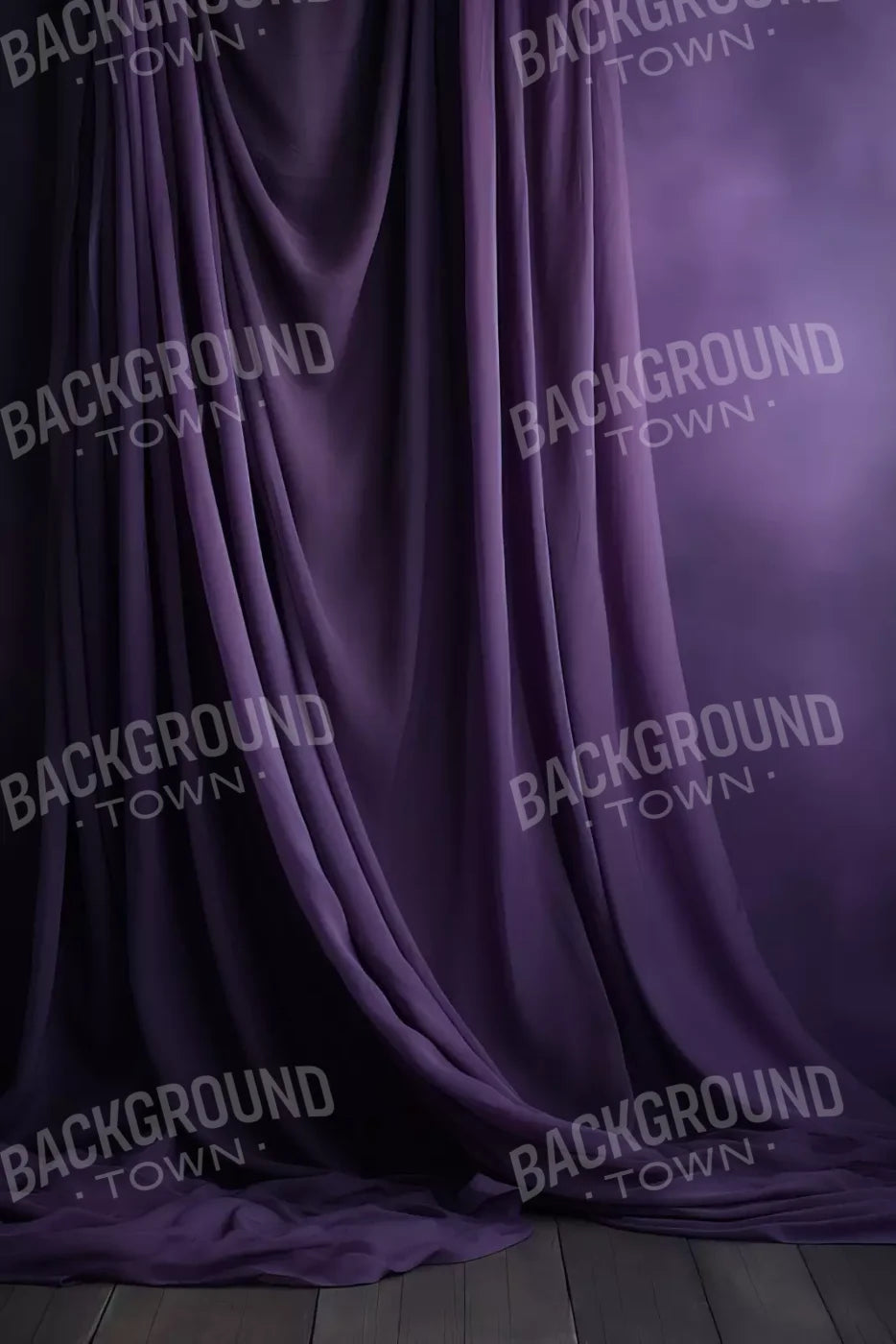 Draping Purple 8X12 Ultracloth ( 96 X 144 Inch ) Backdrop