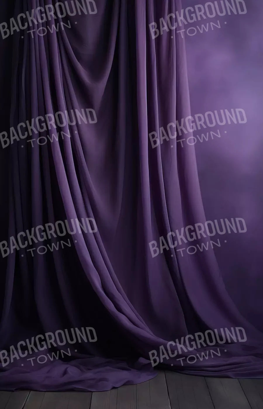 Draping Purple 9X14 Ultracloth ( 108 X 168 Inch ) Backdrop