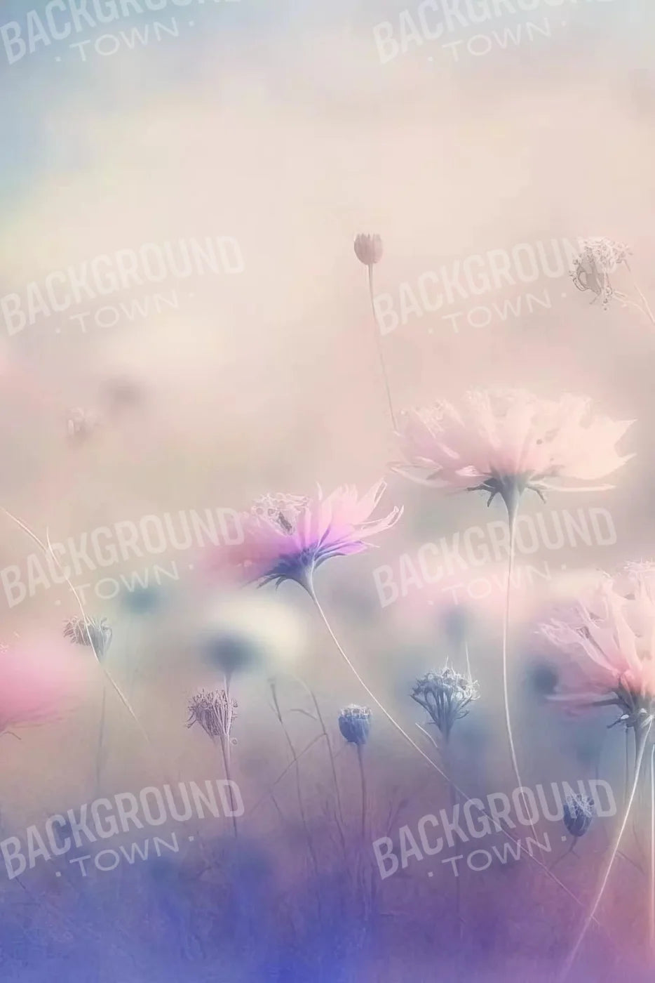 Dreamy Fields I 5X8 Ultracloth ( 60 X 96 Inch ) Backdrop