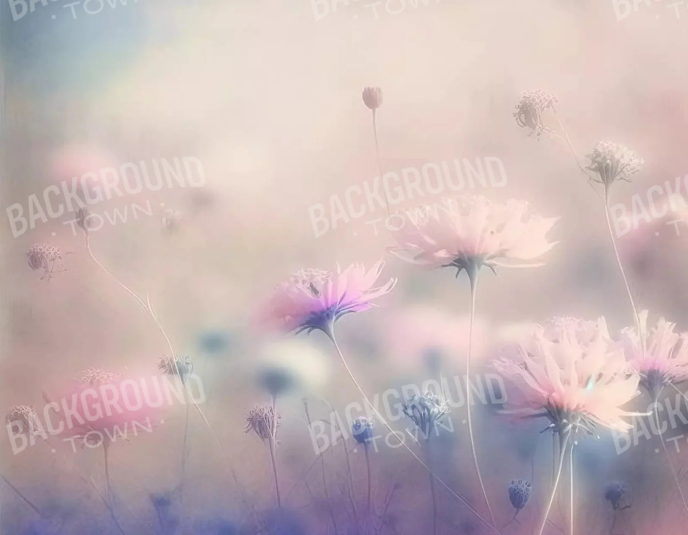 Dreamy Fields I 8X6 Fleece ( 96 X 72 Inch ) Backdrop