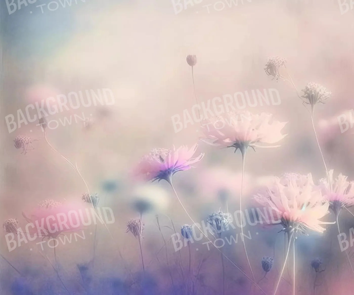 Dreamy Fields I 5X42 Fleece ( 60 X 50 Inch ) Backdrop