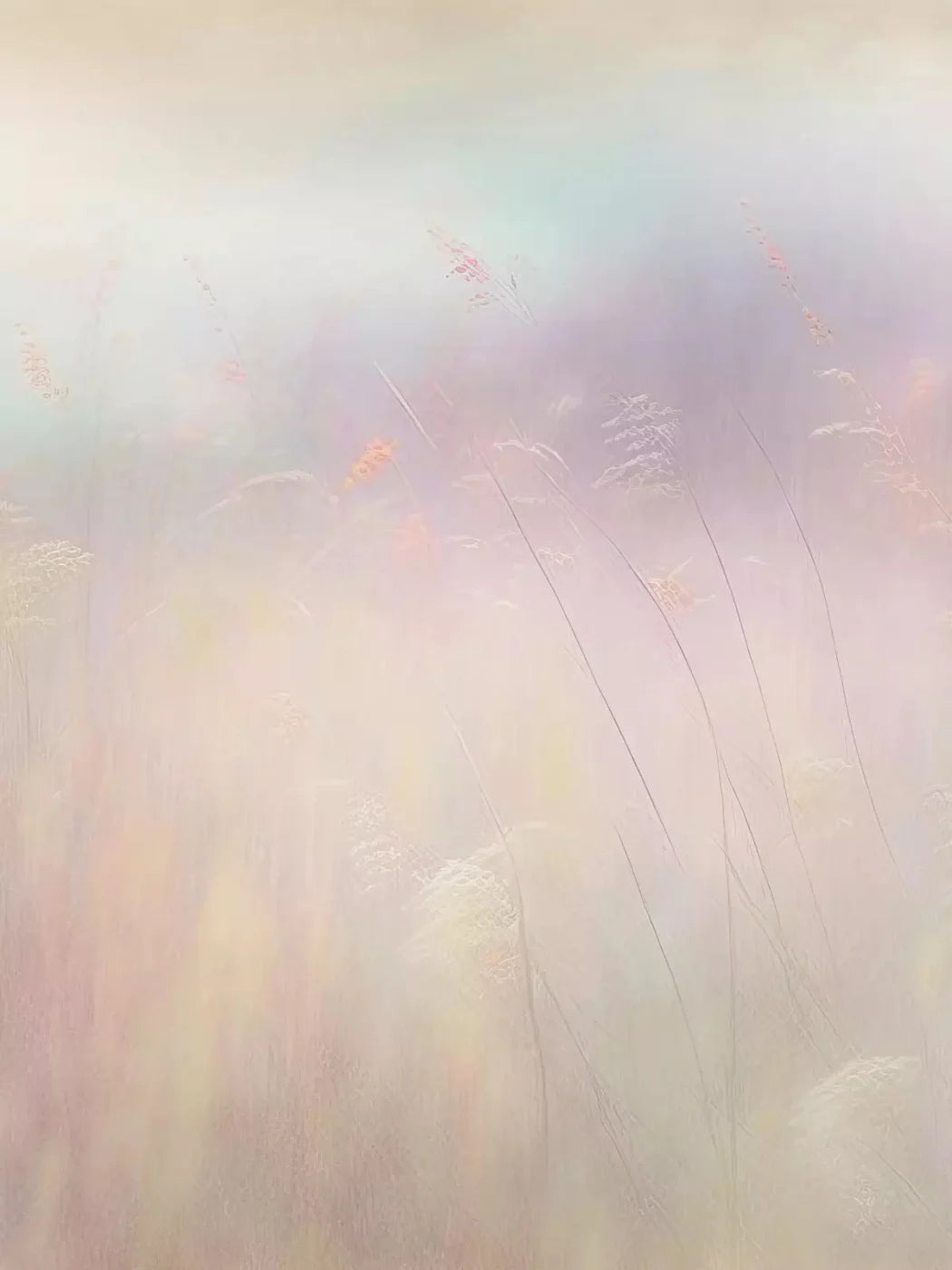 Dreamy Fields Ii 8X10 Fleece ( 96 X 120 Inch ) Backdrop