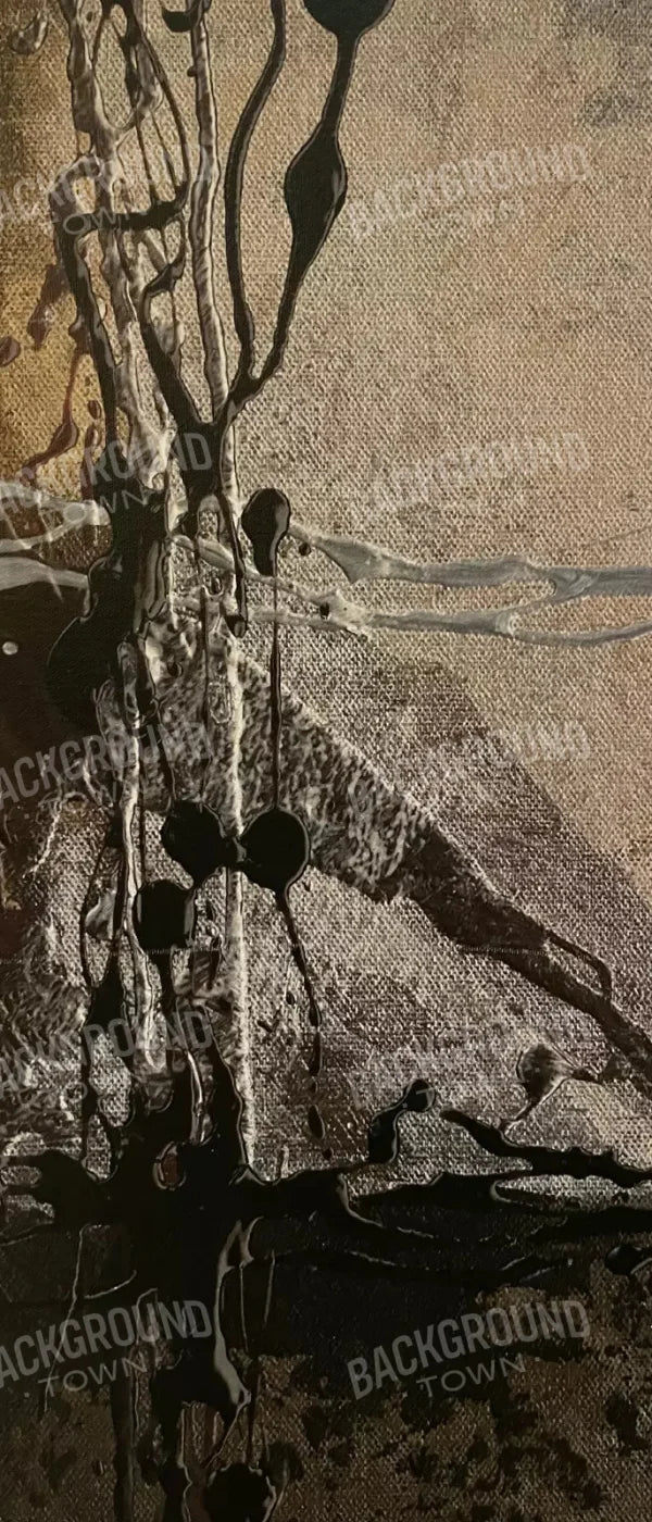 Drip N Grunge 3 5X12 Ultracloth For Westcott X-Drop ( 60 X 144 Inch ) Backdrop
