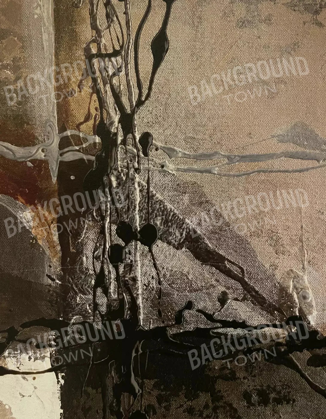 Drip N Grunge 3 6X8 Fleece ( 72 X 96 Inch ) Backdrop