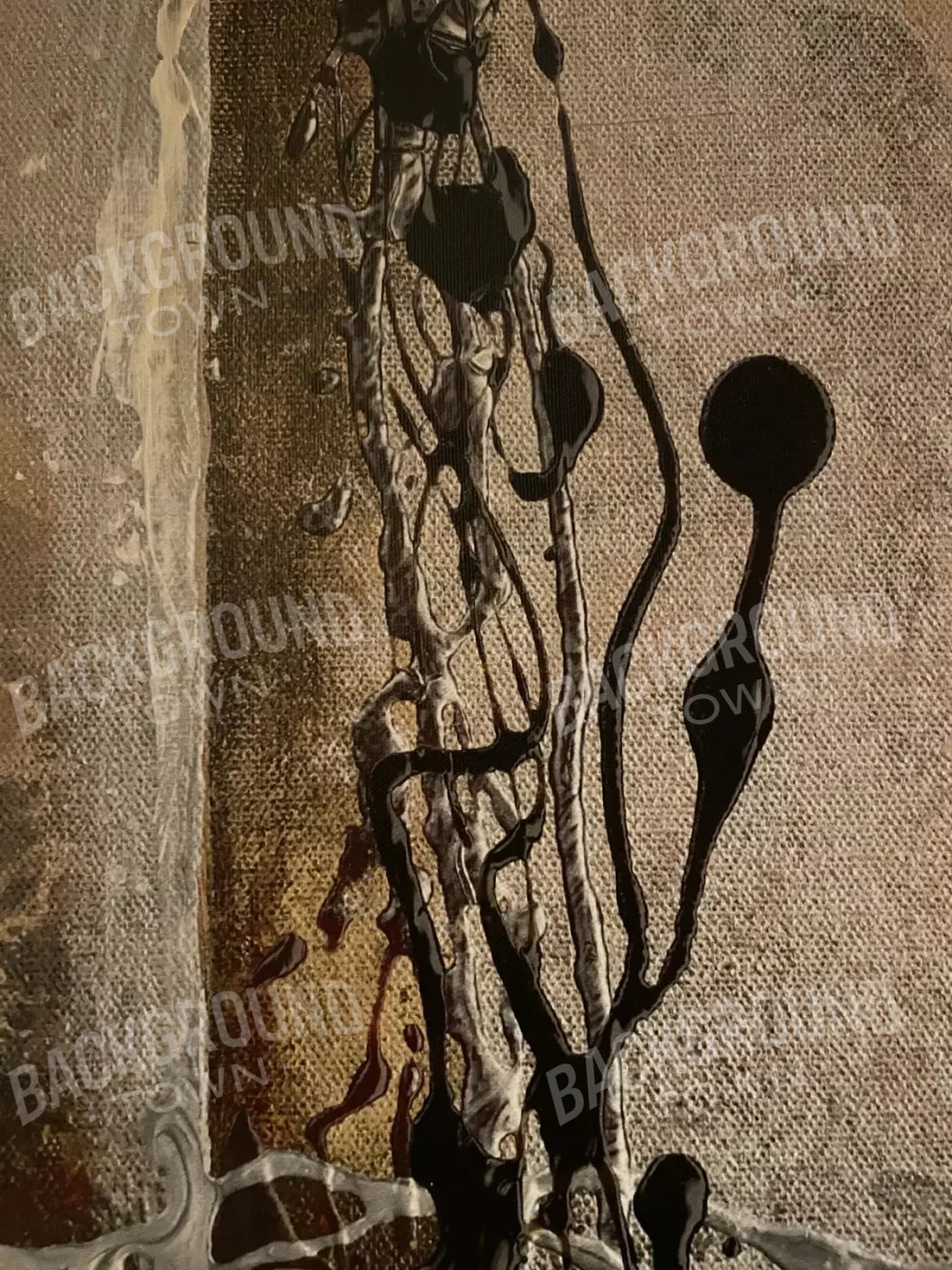 Drip N Grunge 5X68 Fleece ( 60 X 80 Inch ) Backdrop