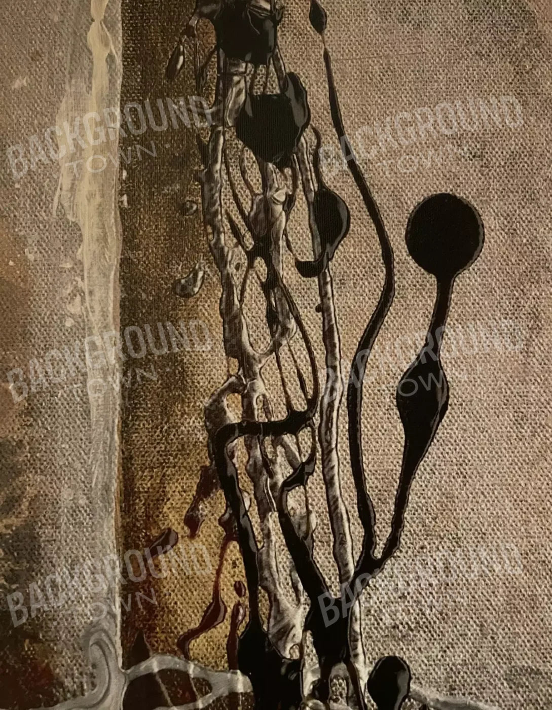 Drip N Grunge 6X8 Fleece ( 72 X 96 Inch ) Backdrop