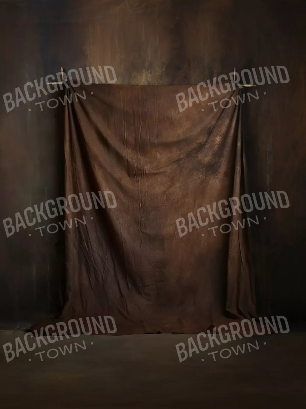 Drop In A Brown 5’X6’8 Fleece (60 X 80 Inch) Backdrop