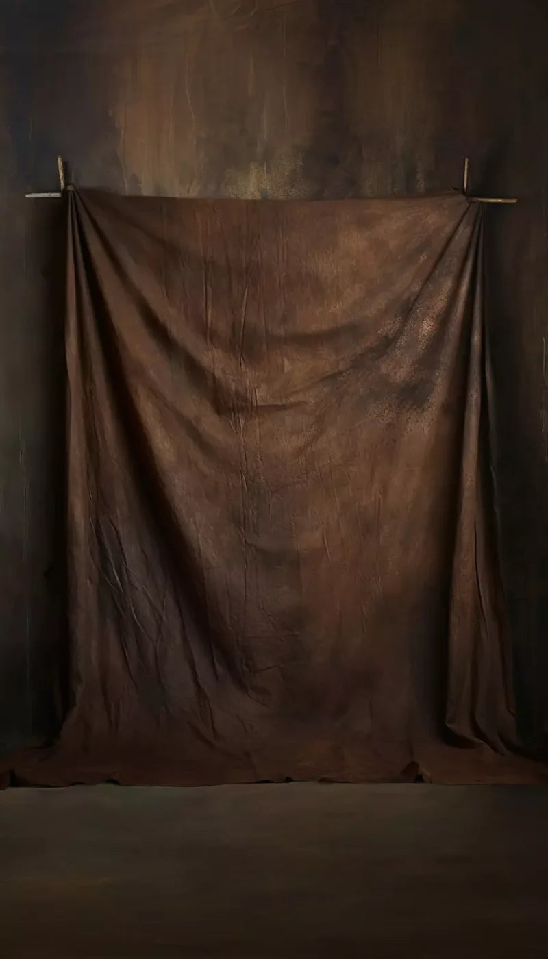 Drop In A Brown 8’X14’ Ultracloth (96 X 168 Inch) Backdrop