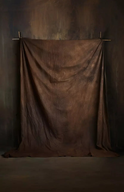 Drop In A Brown 9’X14’ Ultracloth (108 X 168 Inch) Backdrop