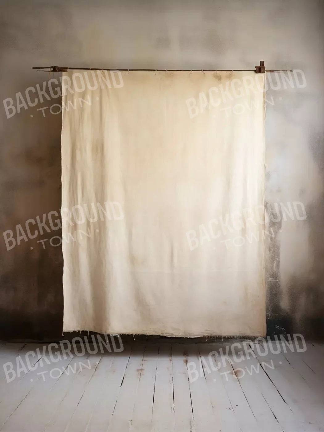 Drop In A Cream 5X68 Fleece ( 60 X 80 Inch ) Backdrop