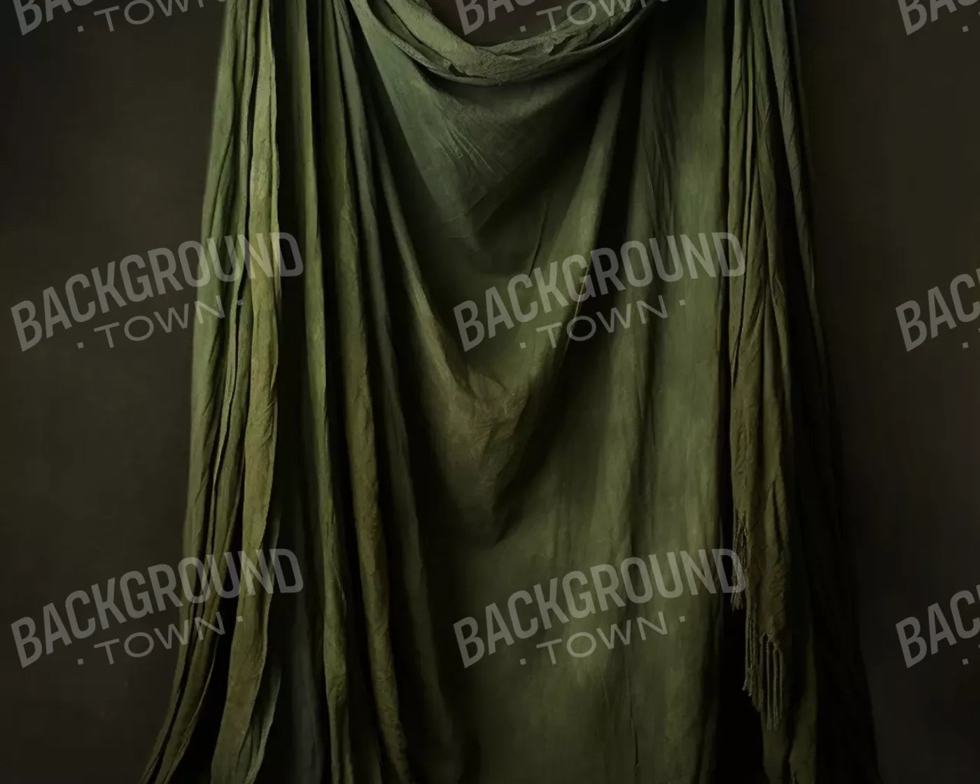 Drop In A Green 10’X8’ Fleece (120 X 96 Inch) Backdrop