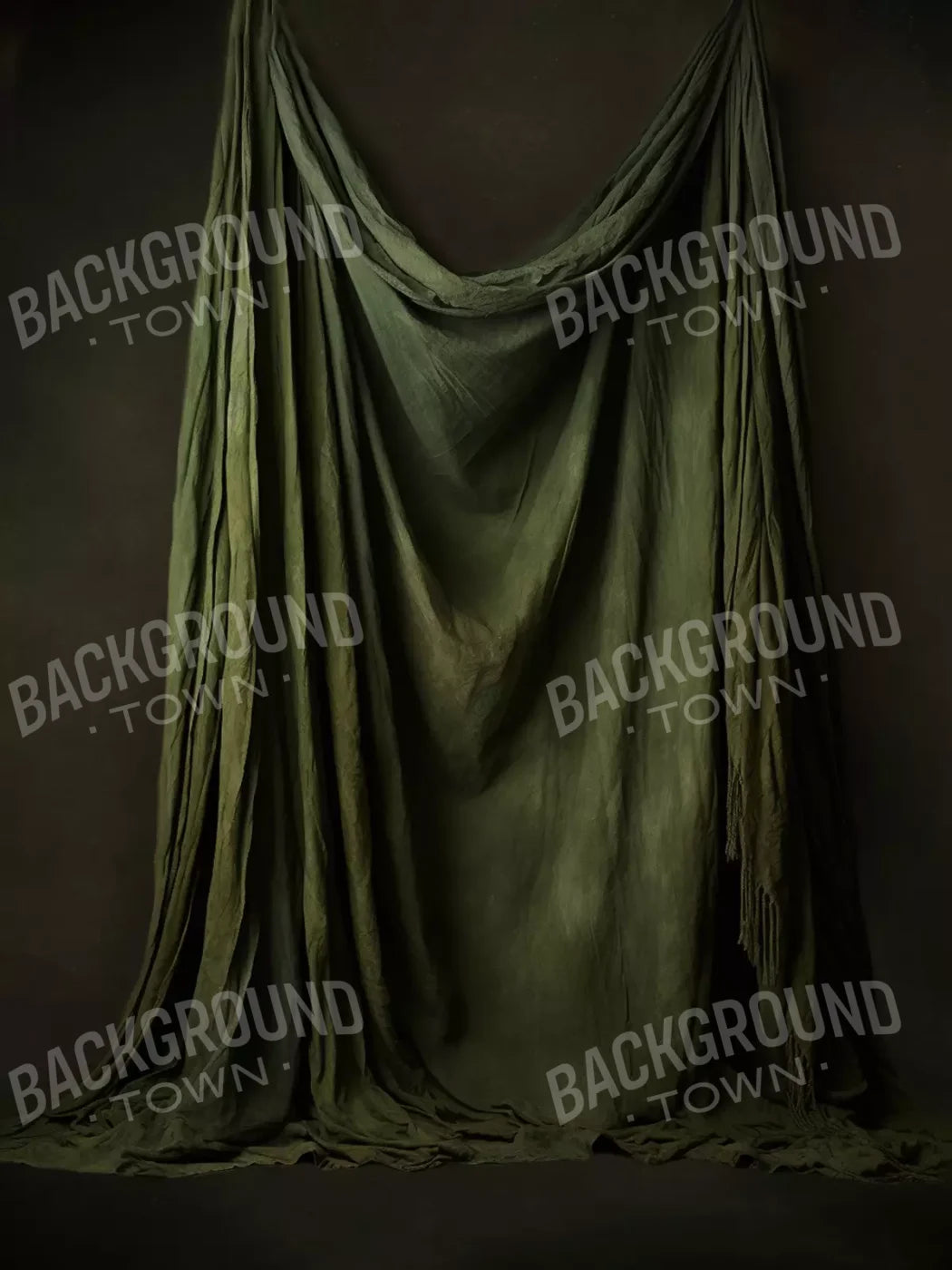 Drop In A Green 5’X6’8 Fleece (60 X 80 Inch) Backdrop