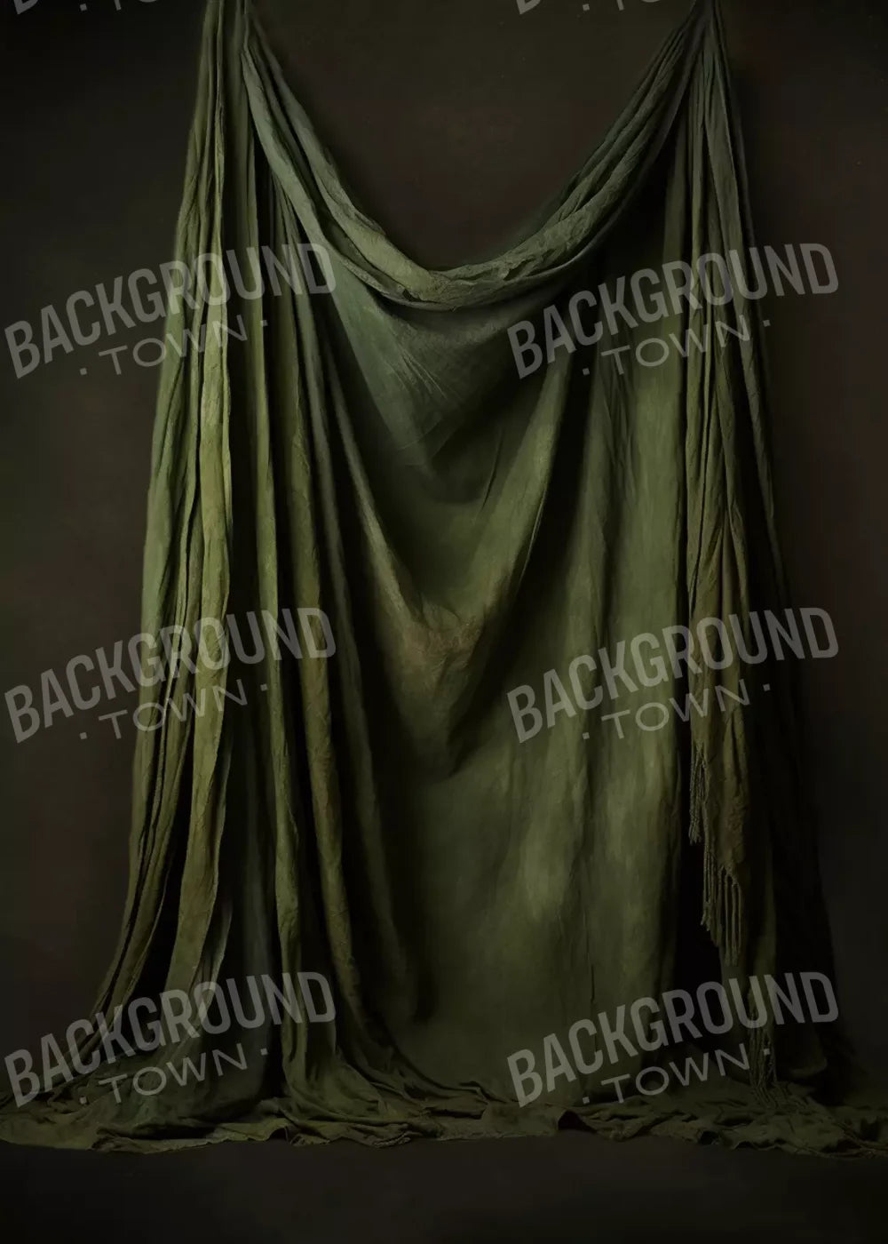 Drop In A Green 5’X7’ Ultracloth (60 X 84 Inch) Backdrop