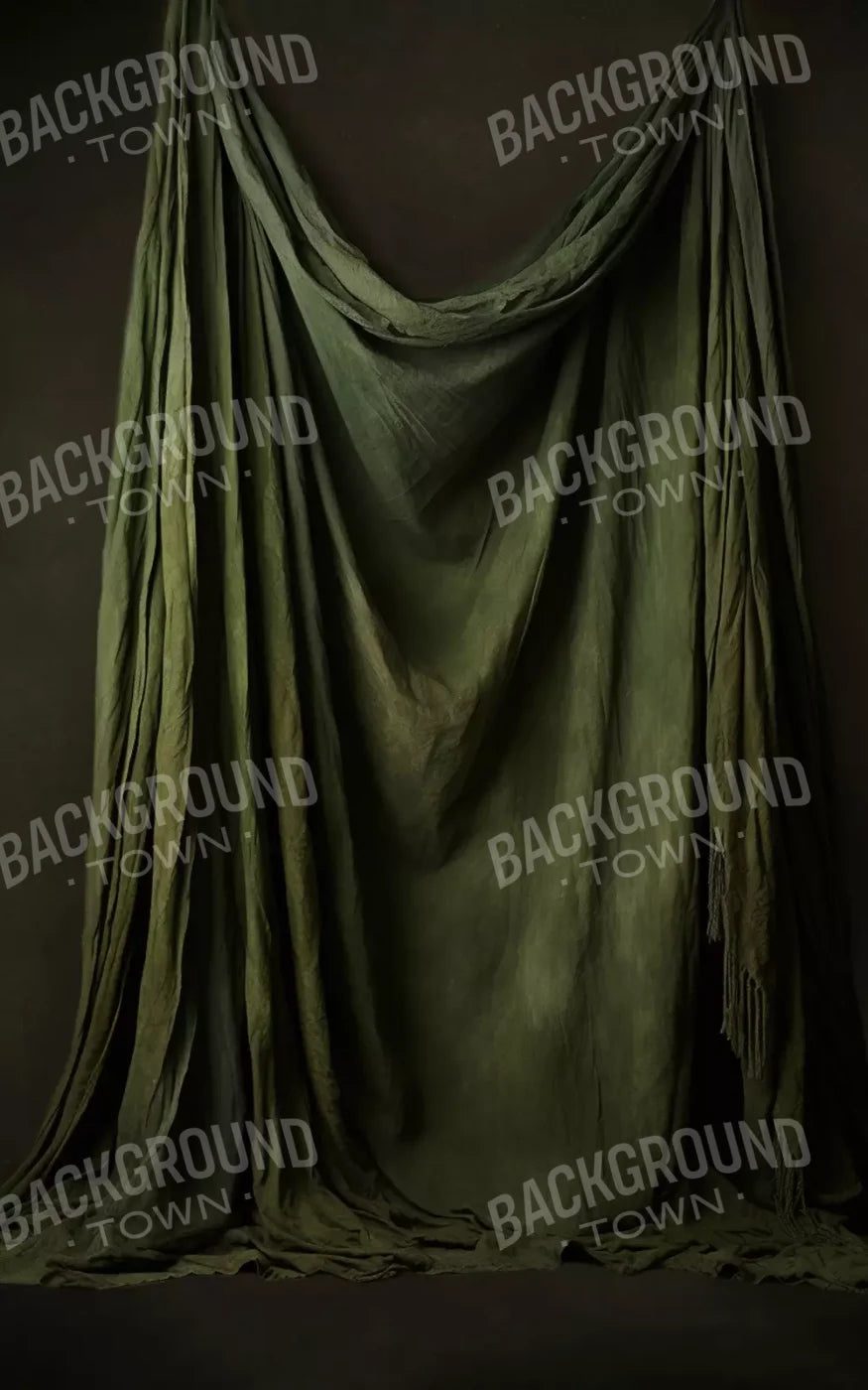Drop In A Green 5’X8’ Ultracloth (60 X 96 Inch) Backdrop