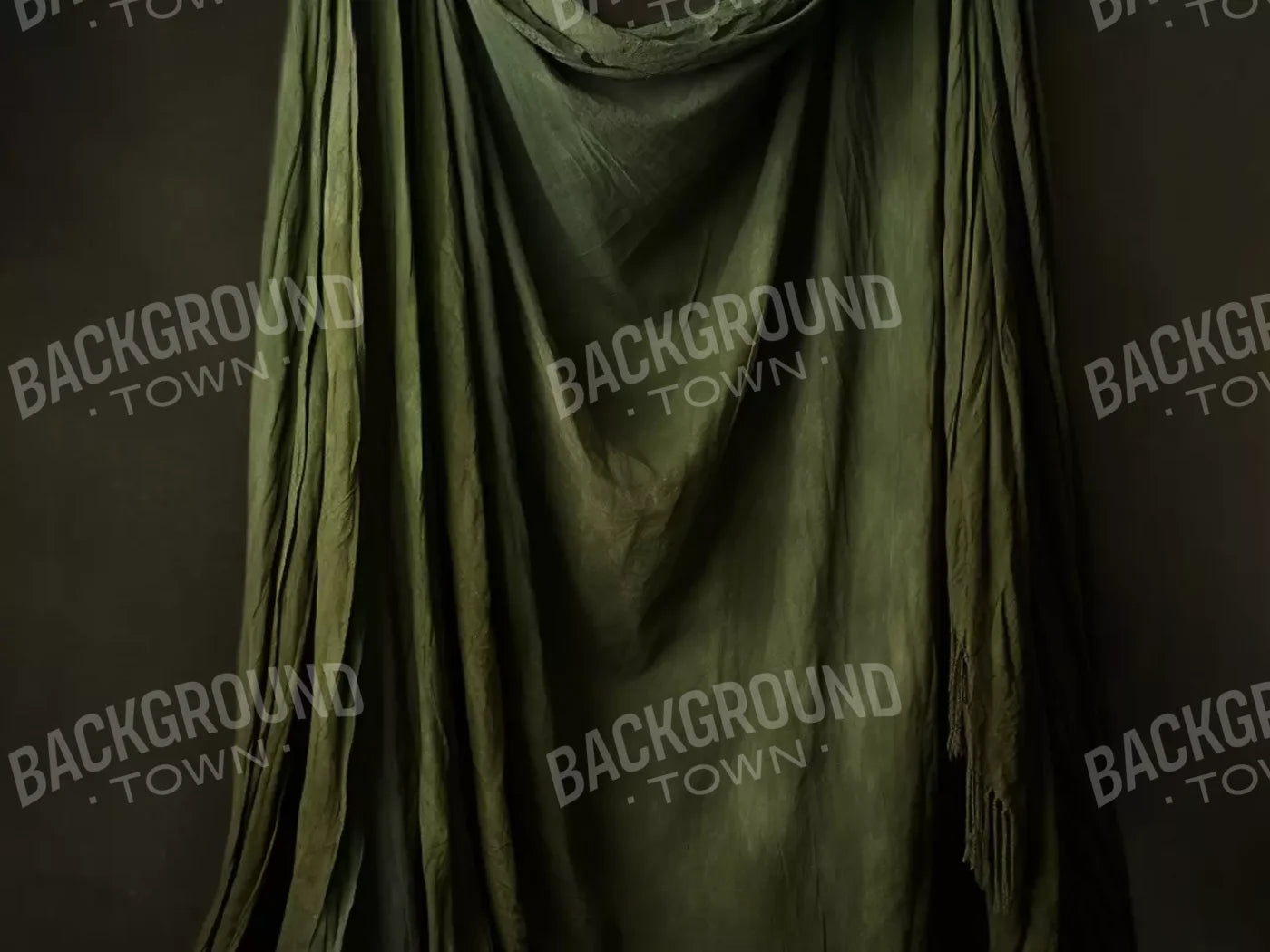 Drop In A Green 6’8X5’ Fleece (80 X 60 Inch) Backdrop