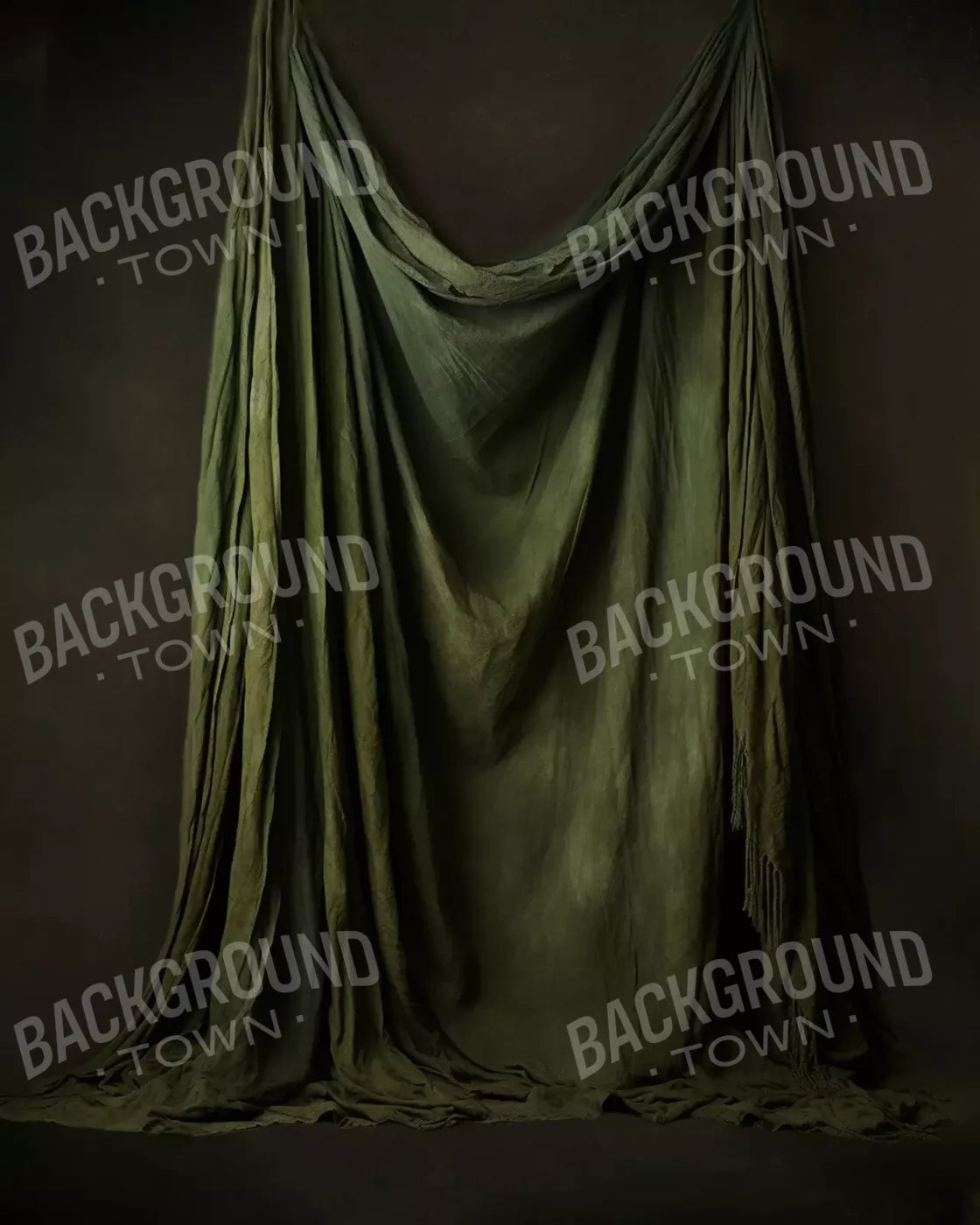 Drop In A Green 8’X10’ Fleece (96 X 120 Inch) Backdrop
