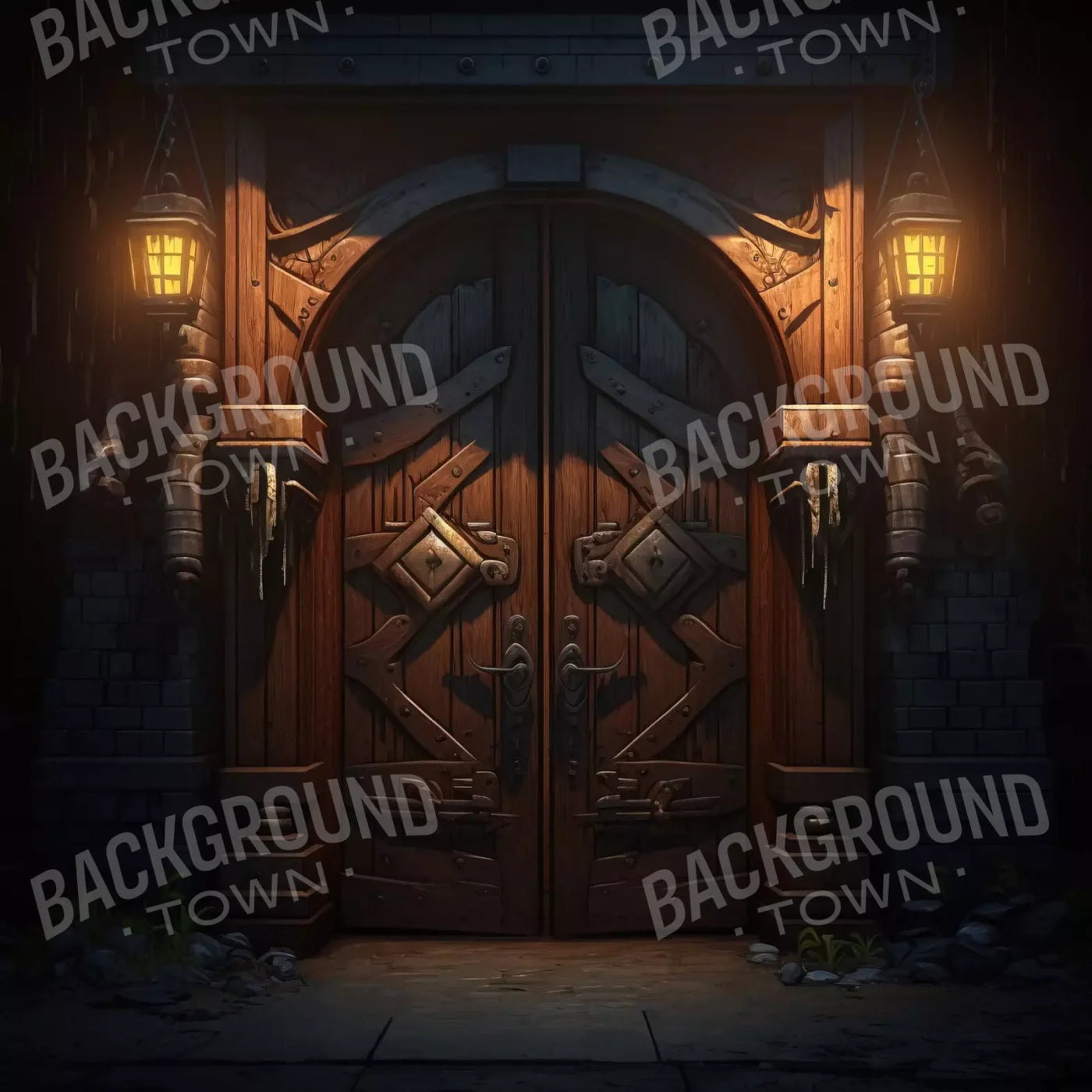 Brown Set Designs Backdrop for Photography