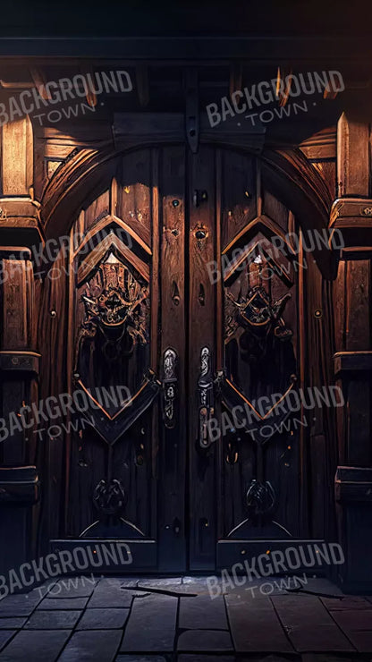 Dungeon Doors L 8X14 Ultracloth ( 96 X 168 Inch ) Backdrop