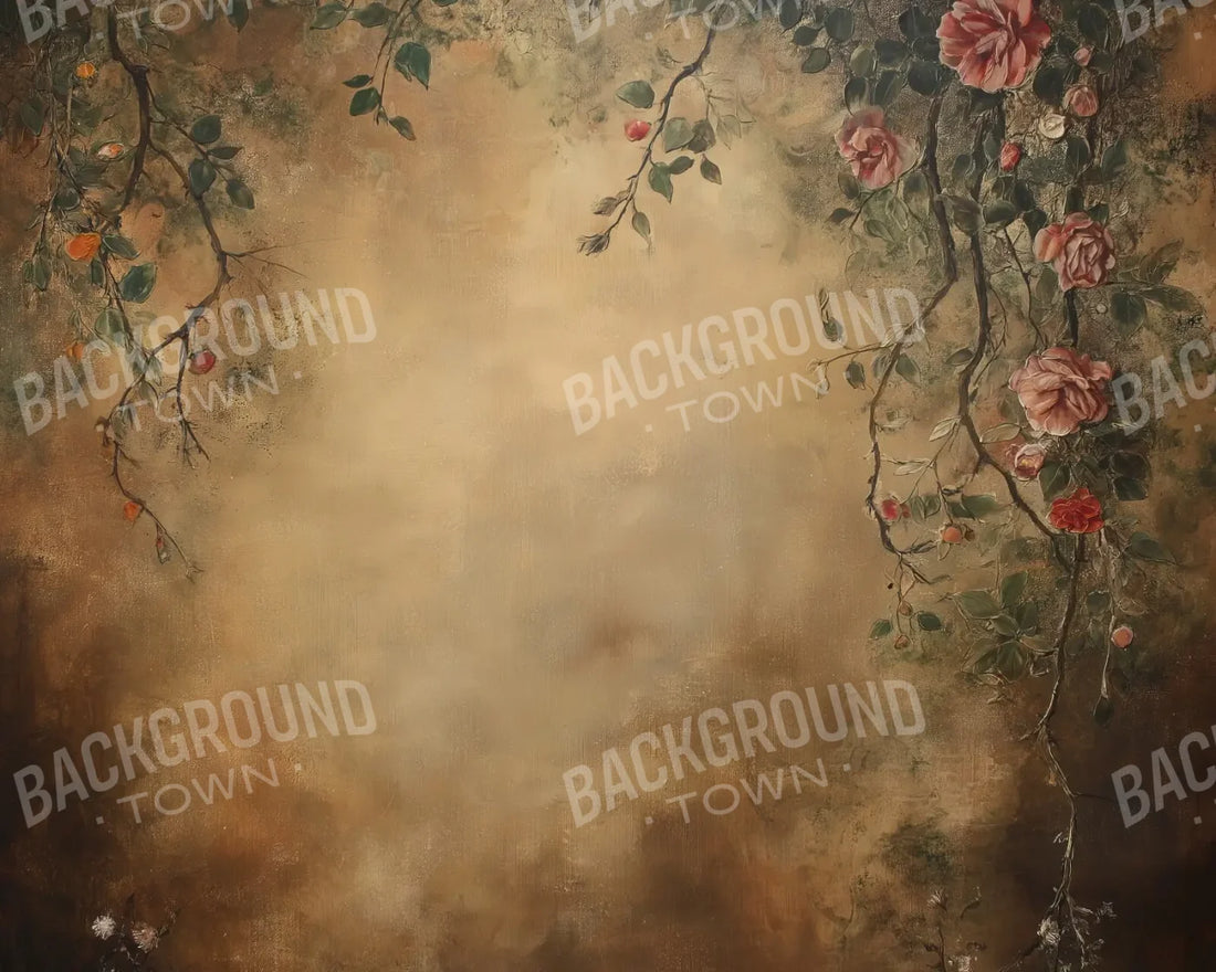 Dusted Flora 10’x8’ Fleece (120 x 96 inch) Backdrop