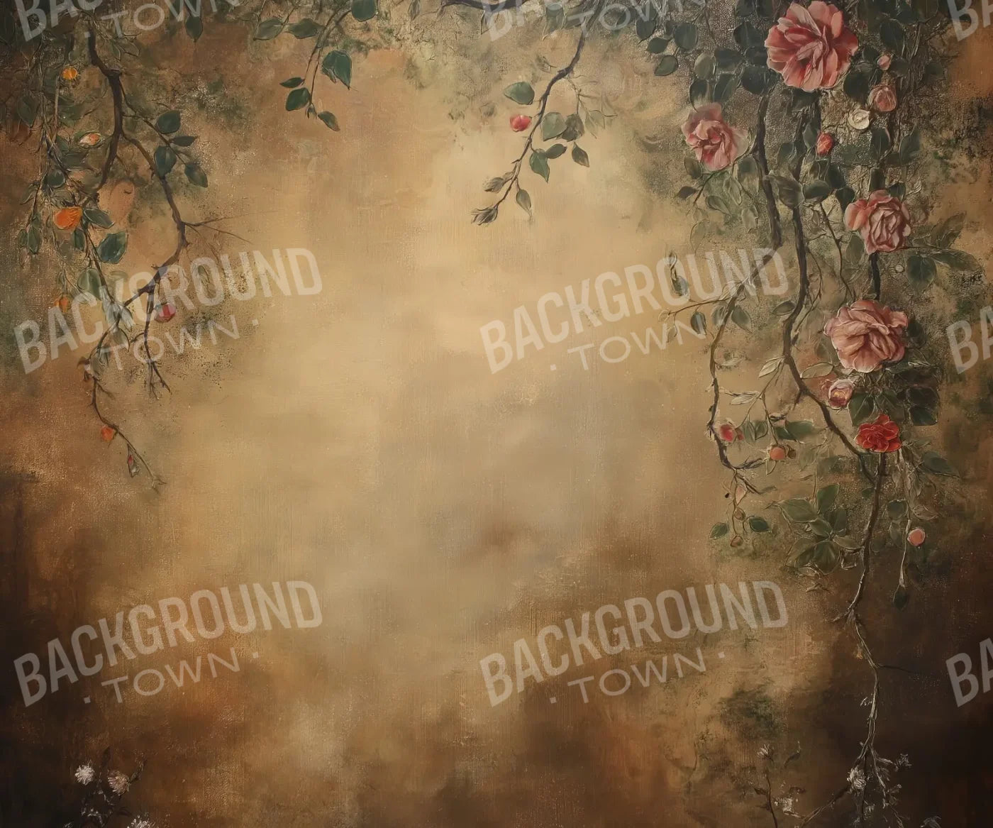 Dusted Flora 12’x10’ UltraCloth (144 x 120 inch) Backdrop