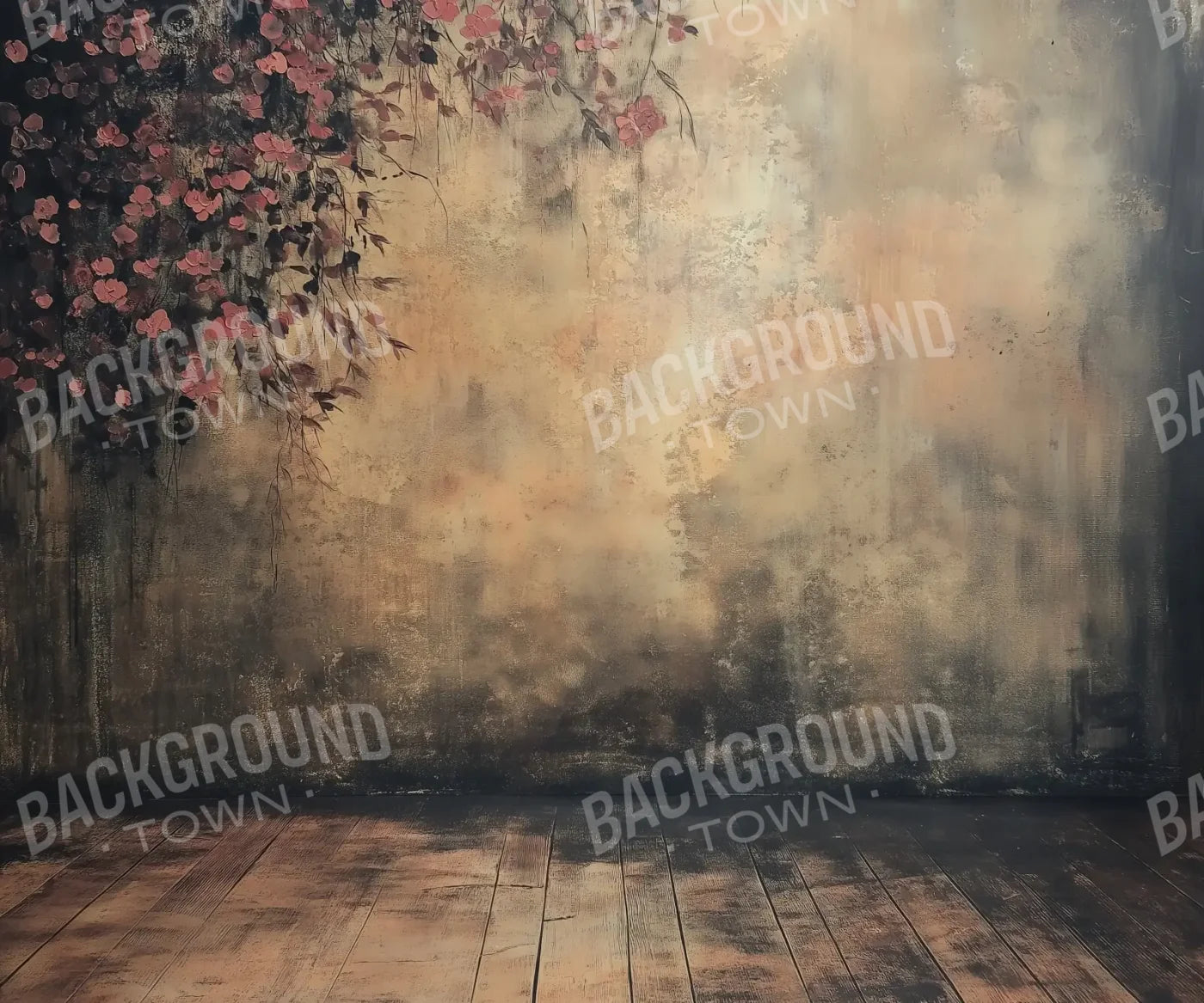 Dusted Flora 12’x10’ UltraCloth (144 x 120 inch) Backdrop