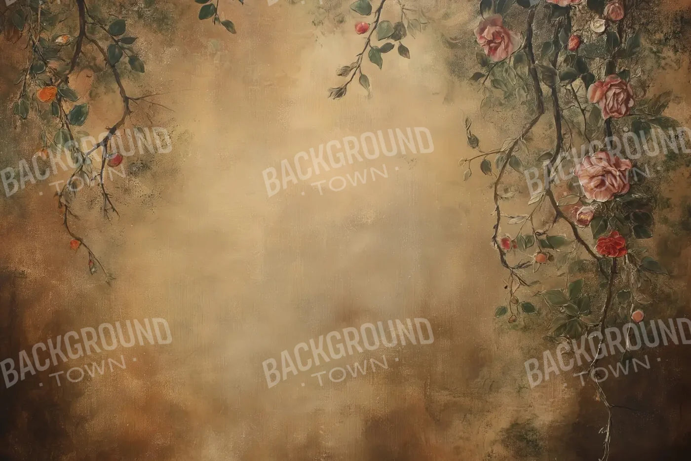 Dusted Flora 12’x8’ UltraCloth (144 x 96 inch) Backdrop