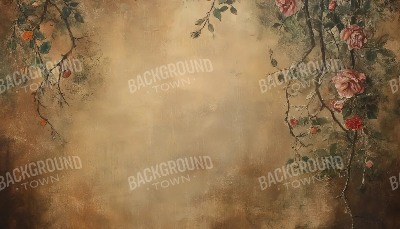 Dusted Flora 14’x8’ UltraCloth (168 x 96 inch) Backdrop
