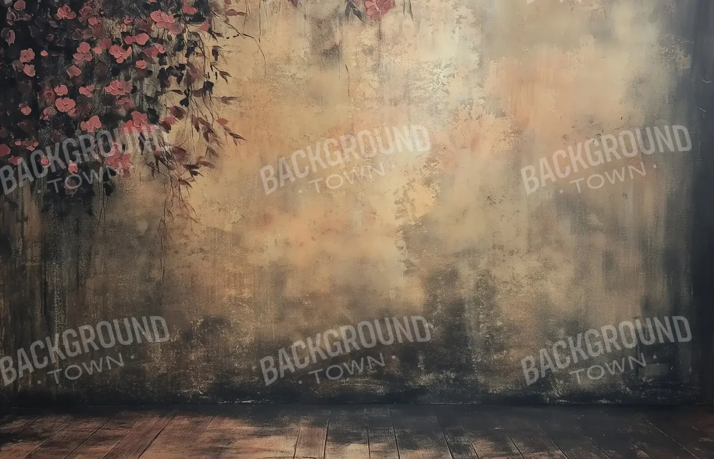 Dusted Flora 14’x9’ UltraCloth (168 x 108 inch) Backdrop