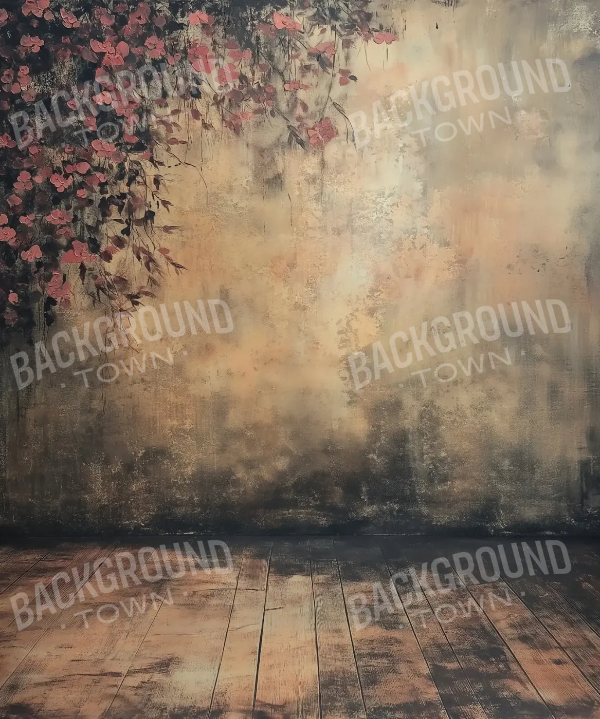 Multi-Color Floral Backdrop for Photography