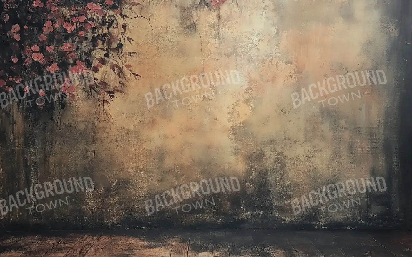 Dusted Flora 8’x5’ UltraCloth (96 x 60 inch) Backdrop