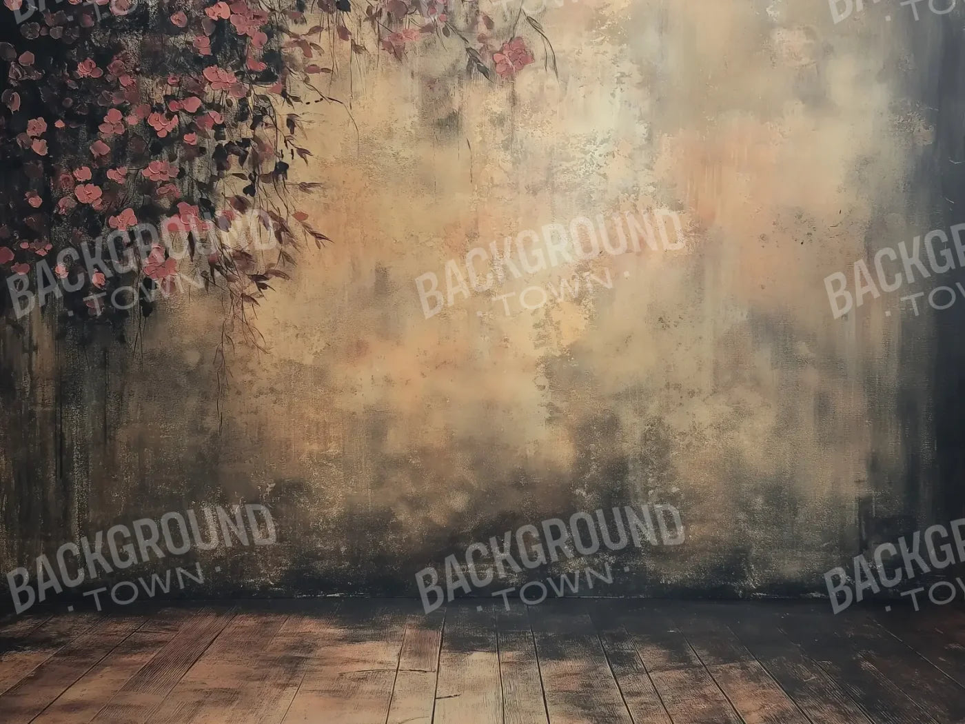 Dusted Flora 8’x6’ Fleece (96 x 72 inch) Backdrop