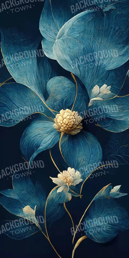 Dusty Blue Poppy 10X20 Ultracloth ( 120 X 240 Inch ) Backdrop