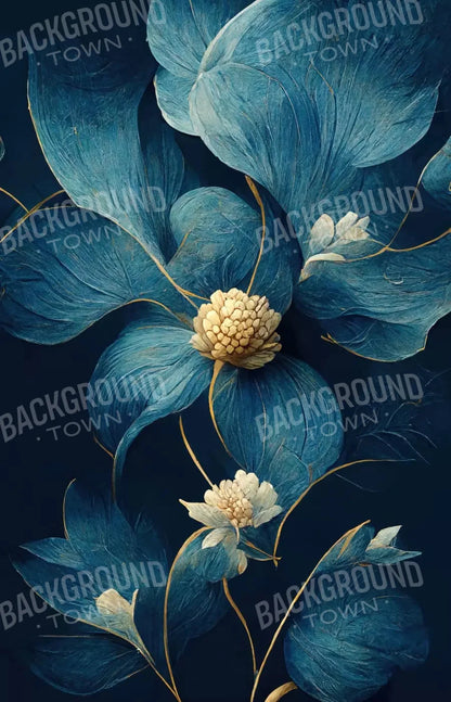 Dusty Blue Poppy 8X12 Ultracloth ( 96 X 144 Inch ) Backdrop
