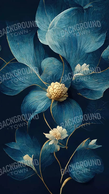 Dusty Blue Poppy 8X14 Ultracloth ( 96 X 168 Inch ) Backdrop