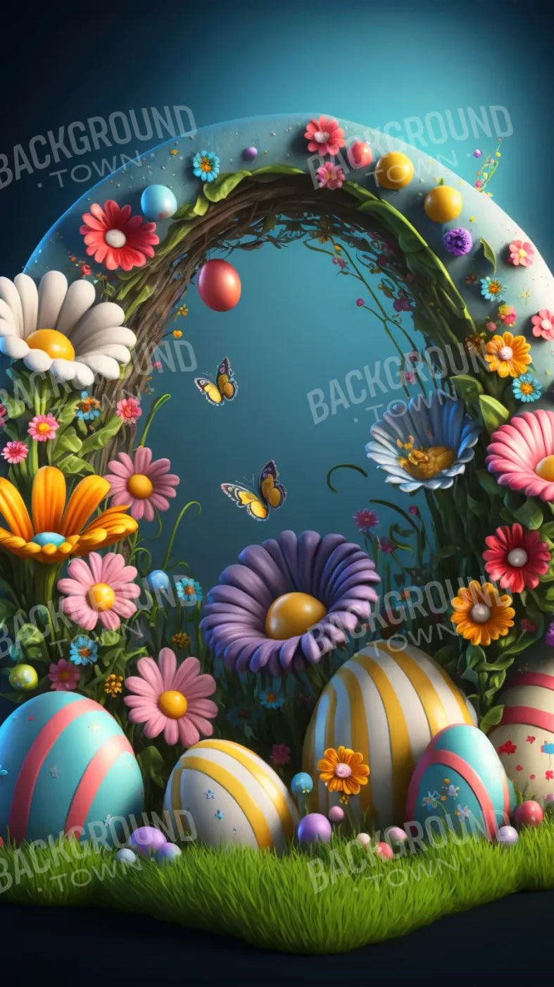 Easter Arch 2 8X14 Ultracloth ( 96 X 168 Inch ) Backdrop