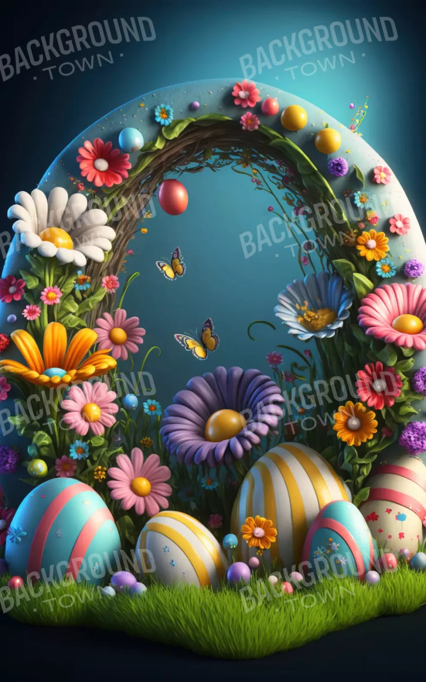 Easter Arch 2 9X14 Ultracloth ( 108 X 168 Inch ) Backdrop