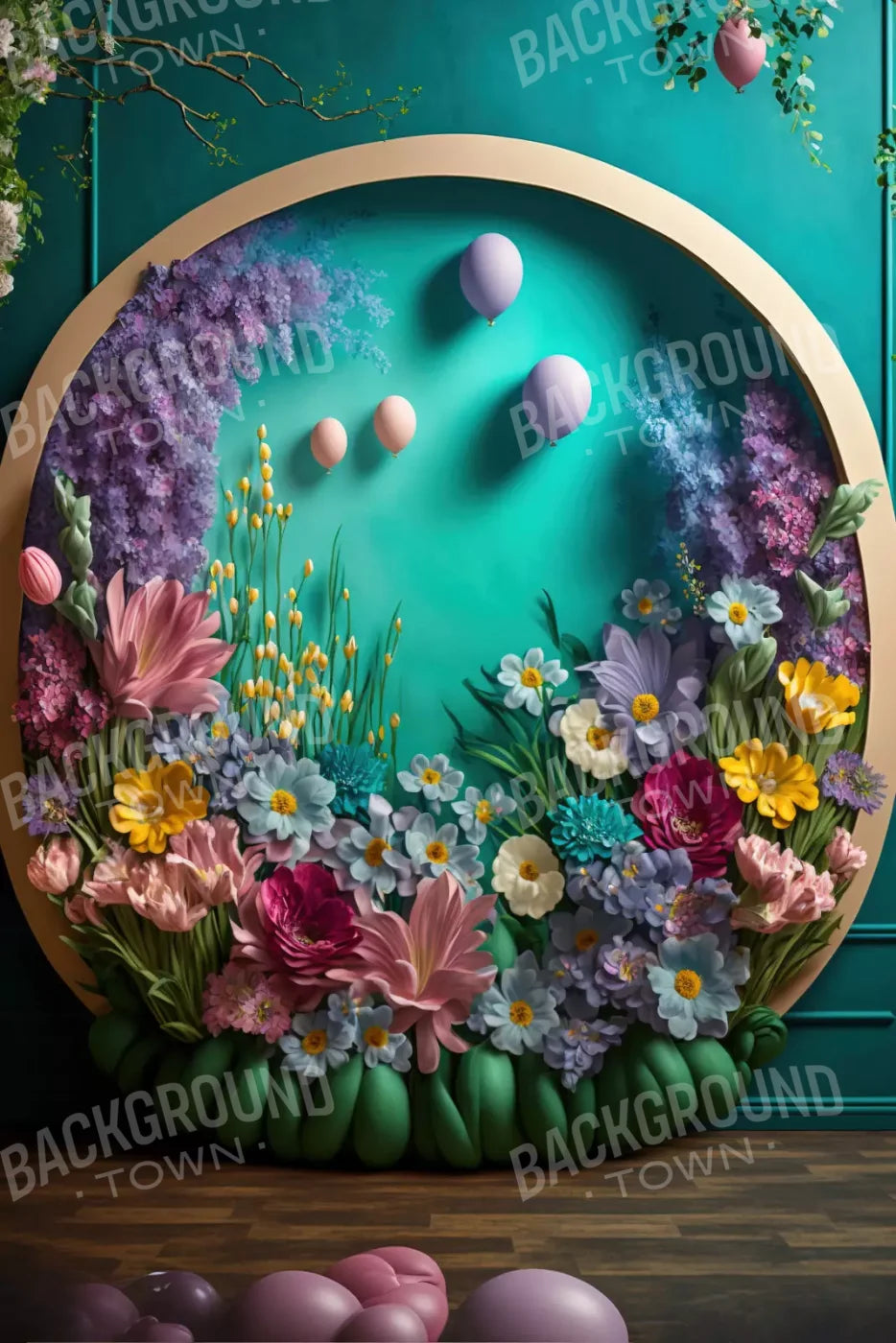 Easter Arch 1 5X8 Ultracloth ( 60 X 96 Inch ) Backdrop