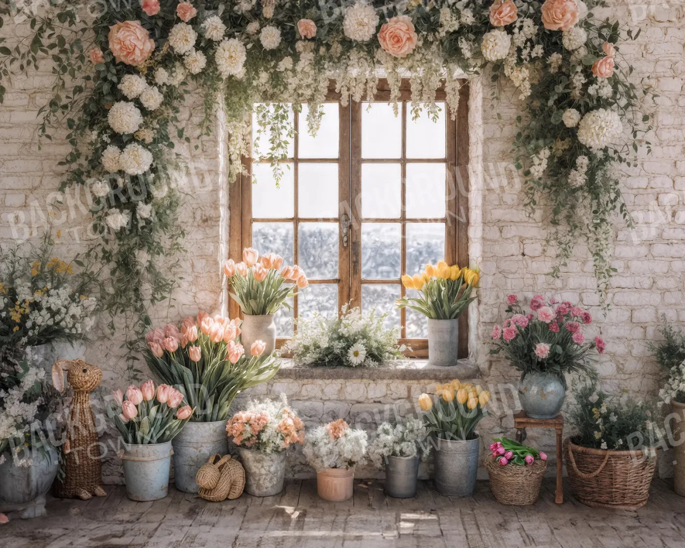 Easter By Carrie 2026 10’x8’ Fleece (120 x 96 inch) Backdrop