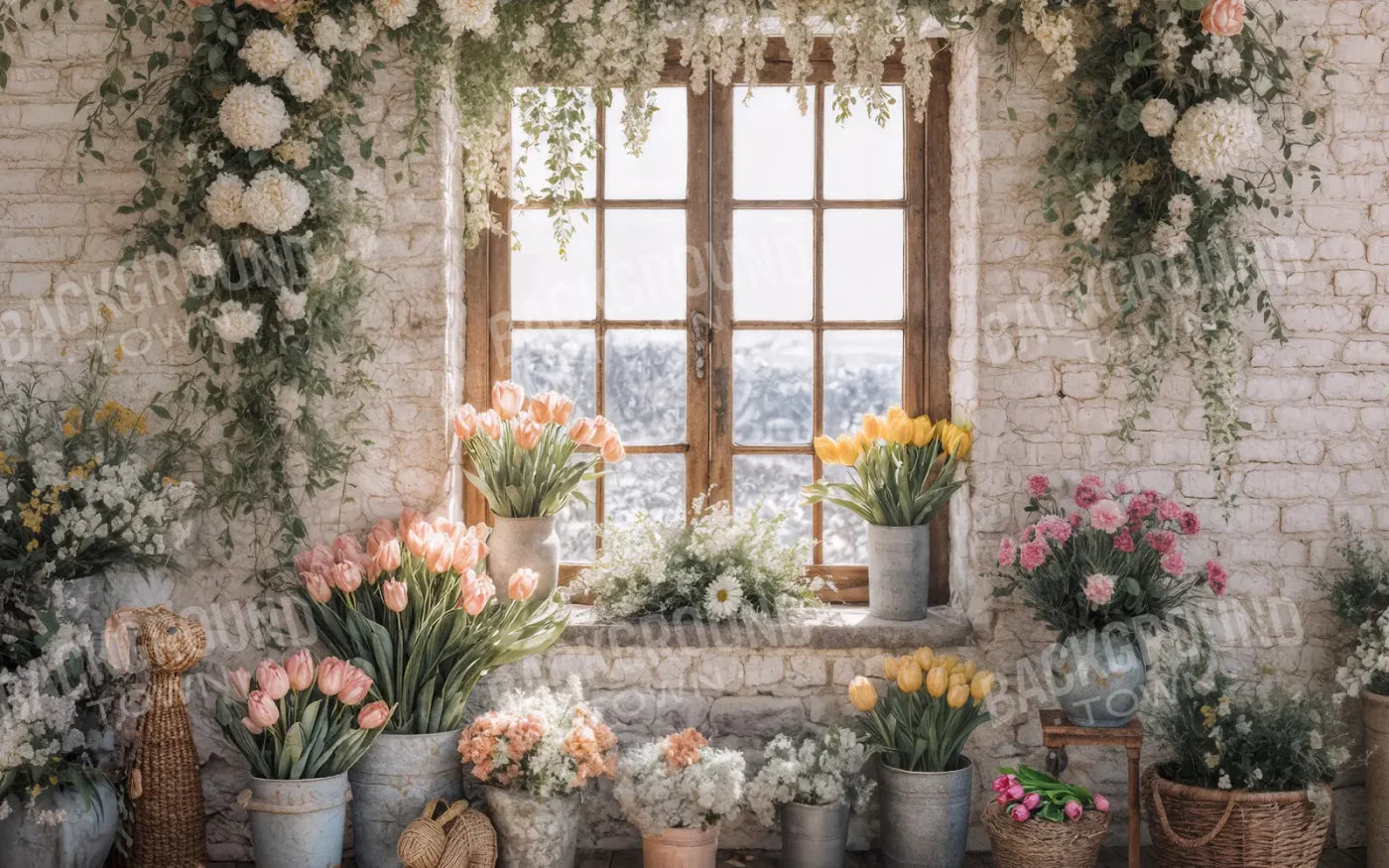 Easter By Carrie 2026 8’x5’ UltraCloth (96 x 60 inch) Backdrop