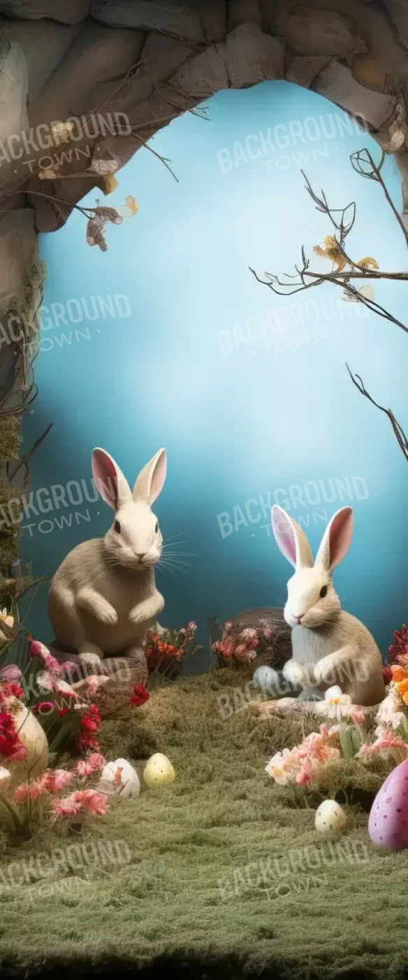 Easter Town 5’X12’ Ultracloth For Westcott X-Drop (60 X 144 Inch) Backdrop