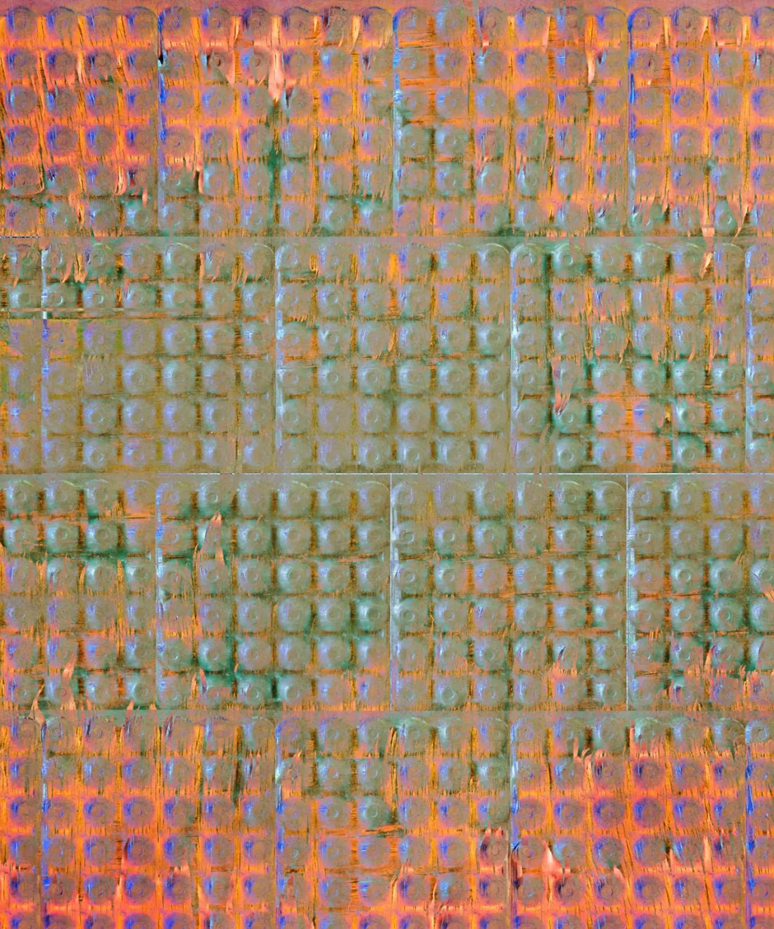 Orange Pattern Backdrop for Photography