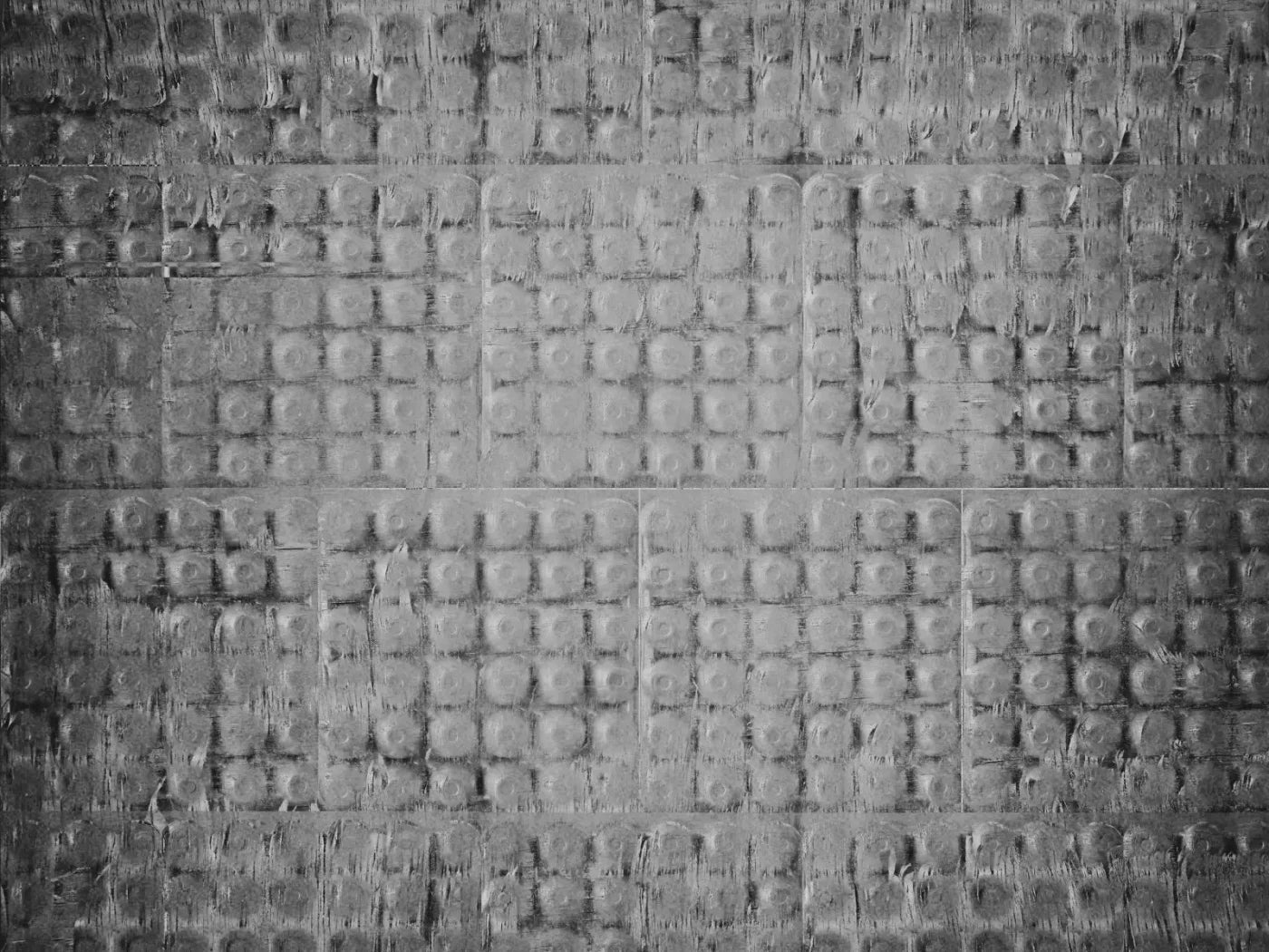 Egg Crate Black And White 68X5 Fleece ( 80 X 60 Inch ) Backdrop