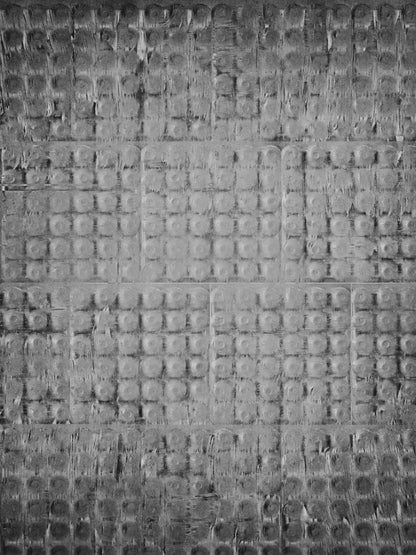 Egg Crate Black And White 8X10 Fleece ( 96 X 120 Inch ) Backdrop