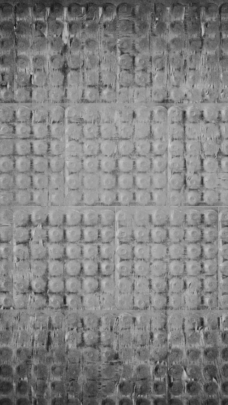 Egg Crate Black And White 8X14 Ultracloth ( 96 X 168 Inch ) Backdrop