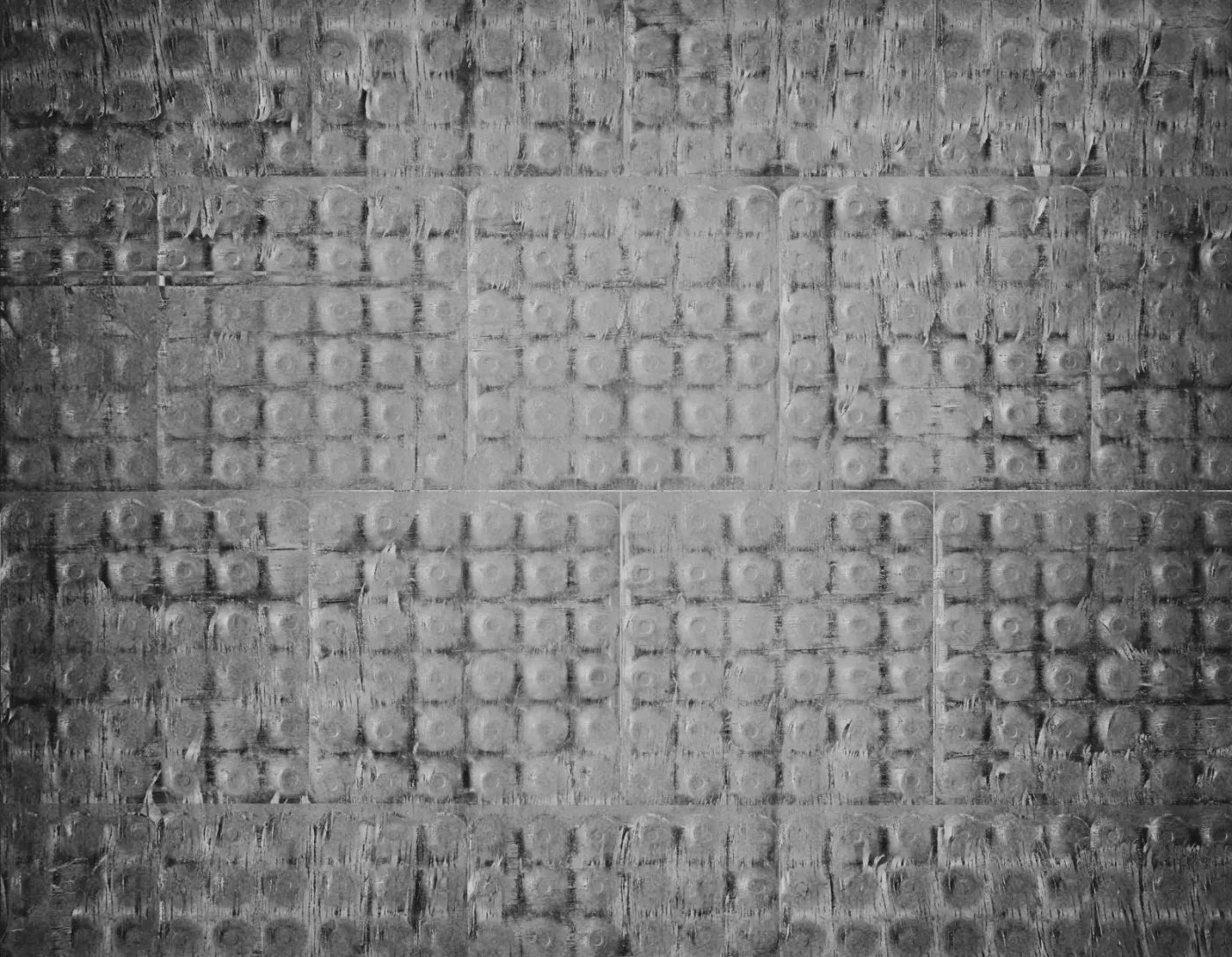 Egg Crate Black And White 8X6 Fleece ( 96 X 72 Inch ) Backdrop