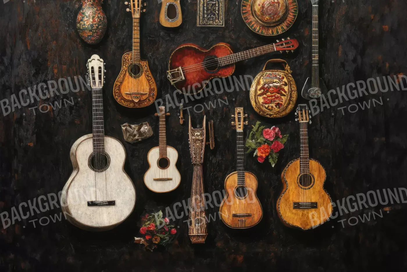 El Musico 12’X8’ Ultracloth (144 X 96 Inch) Backdrop