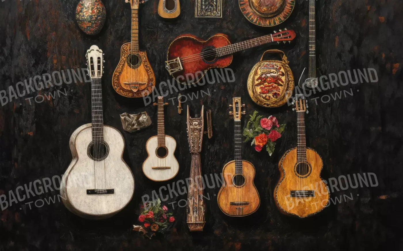El Musico 8’X5’ Ultracloth (96 X 60 Inch) Backdrop